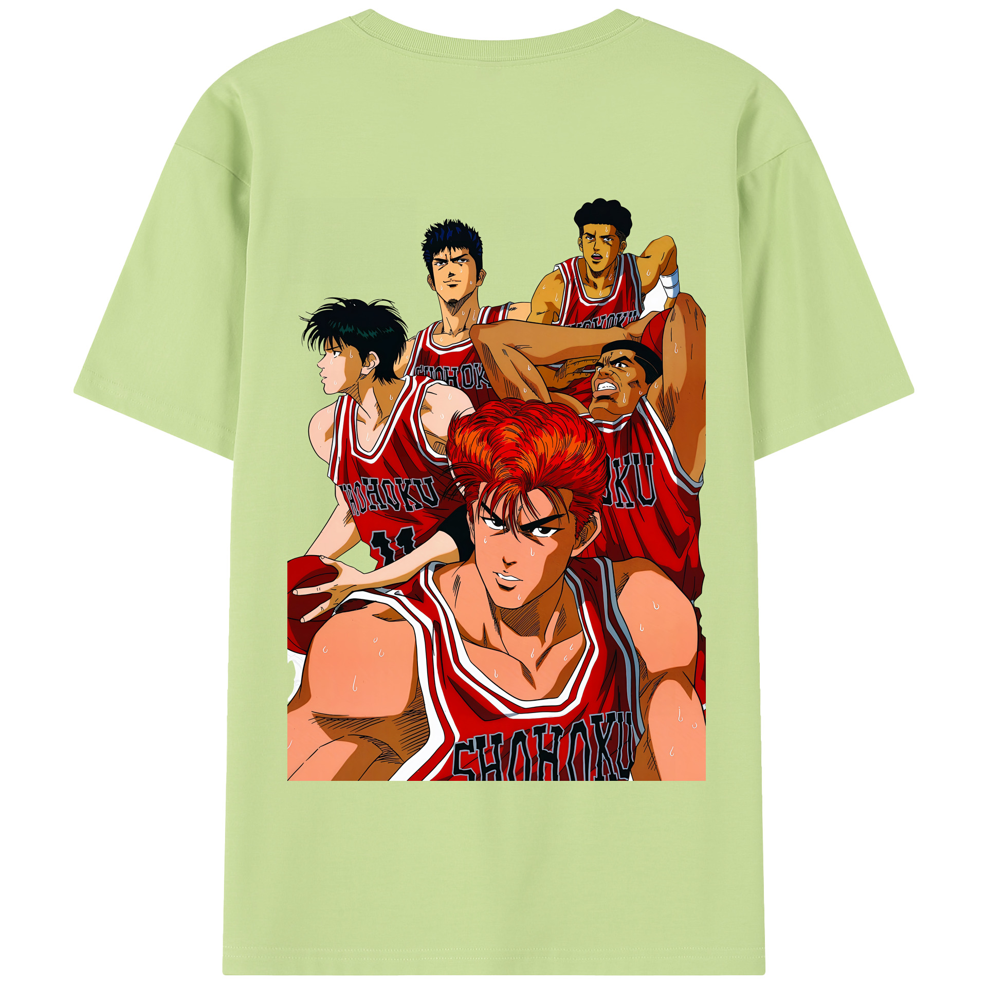 （画像用） SLAM DUNK／スラムダンク 綿100％半袖Tシャツ（背面プリント）